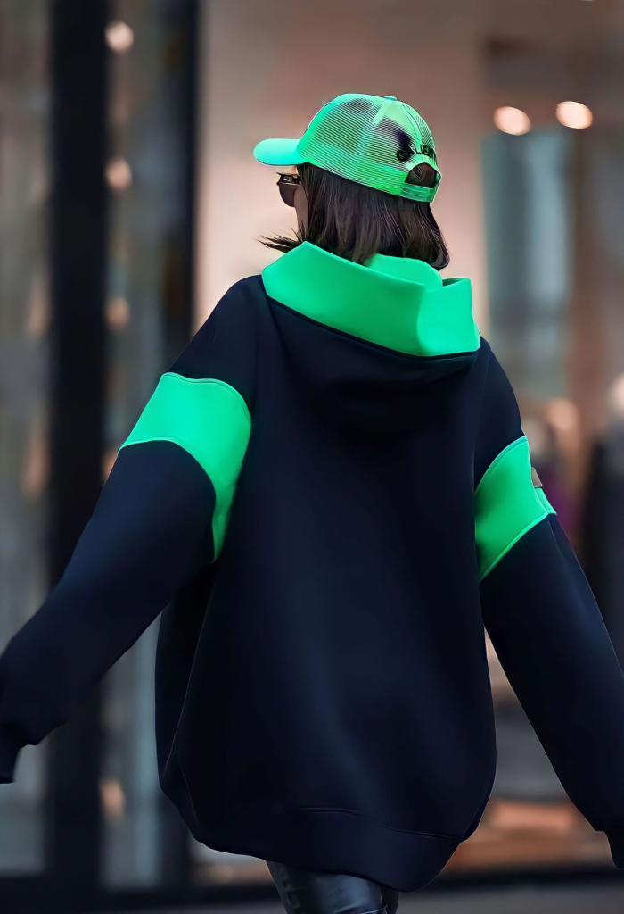 Hanorac Jamise Neon Street Vatuit Model Oversized