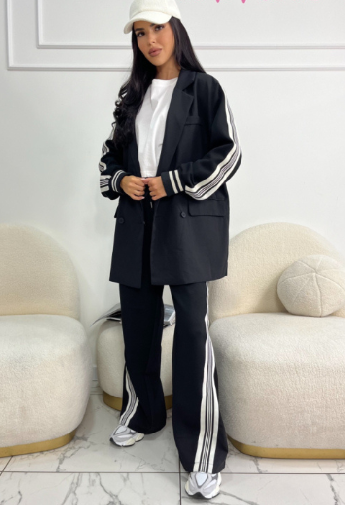 Compleu Adeline Doua Piese Negru