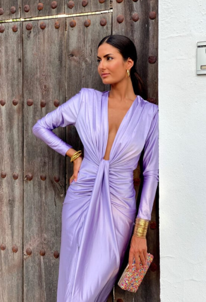 Rochie Modelatoare Luxury Kessy Lila