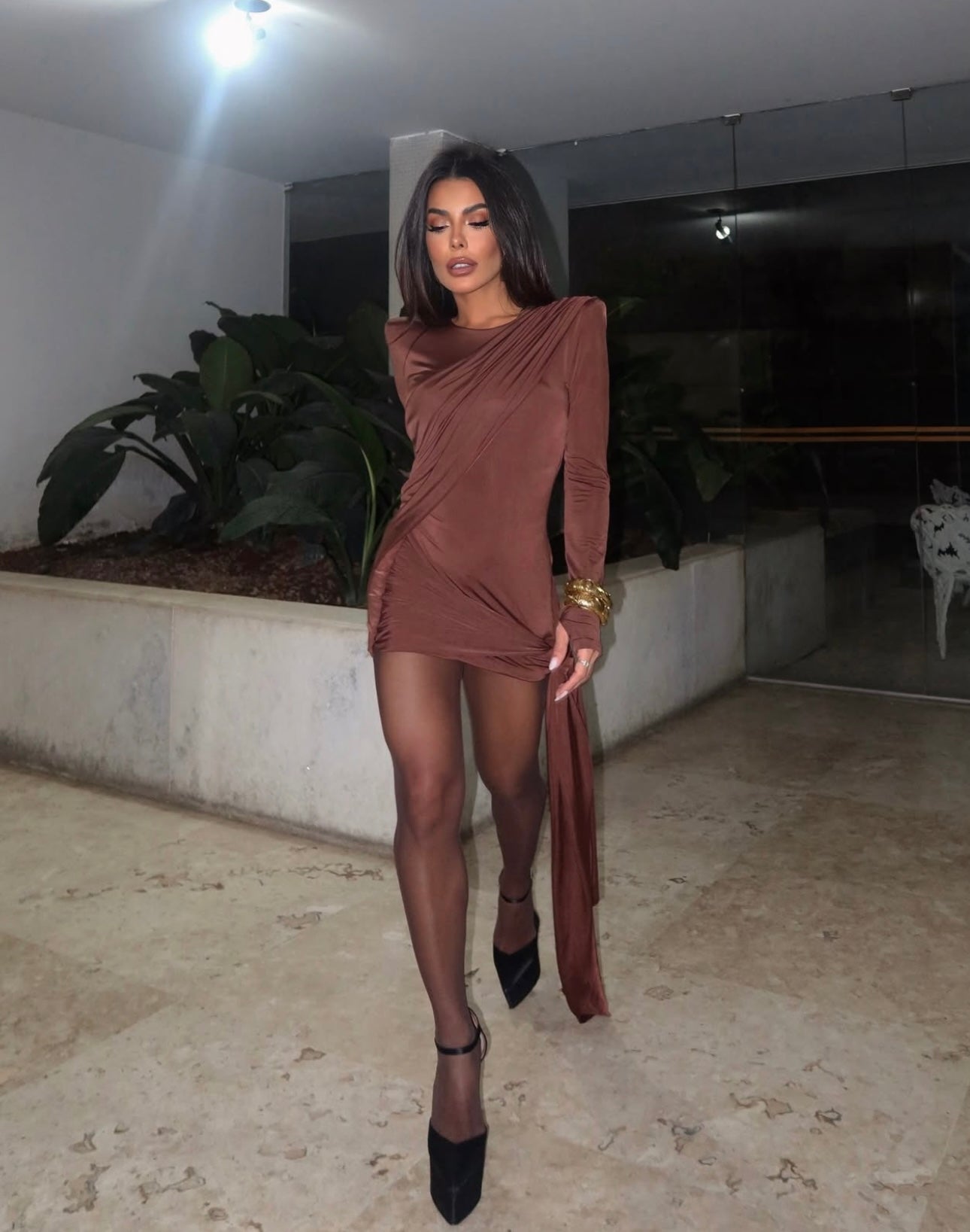 Rochie Bronze Attraction