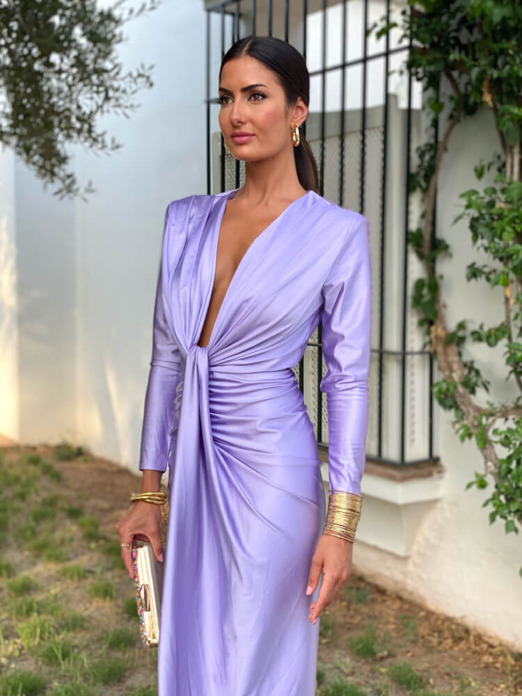 Rochie Modelatoare Luxury Kessy Lila