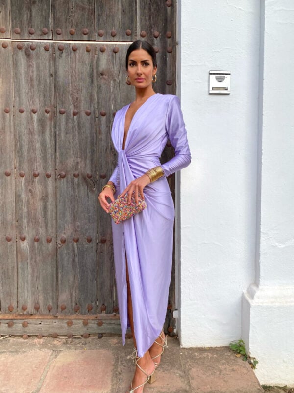 Rochie Modelatoare Luxury Kessy Lila