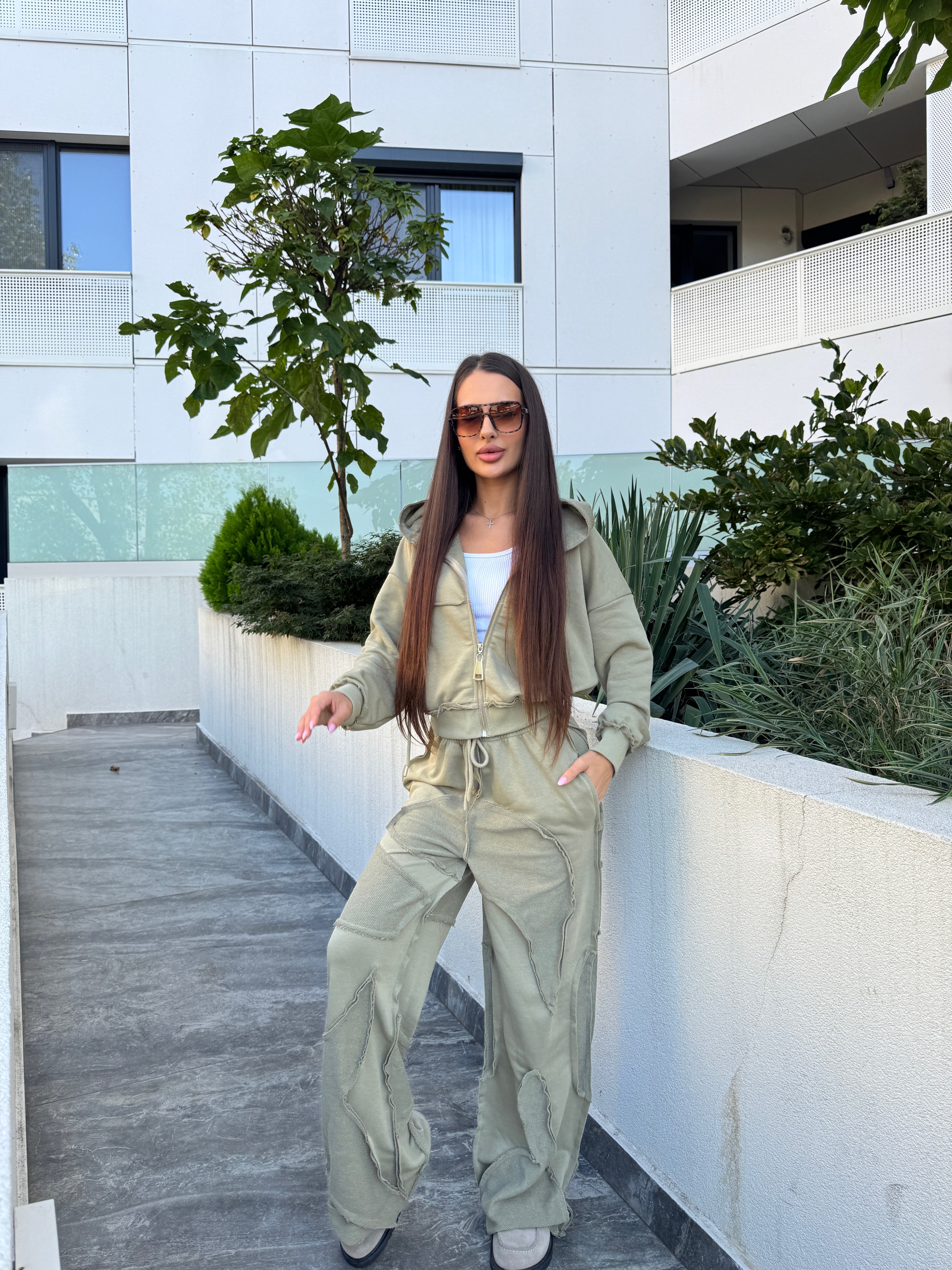 Compleu Nova Kaki Doua Piese