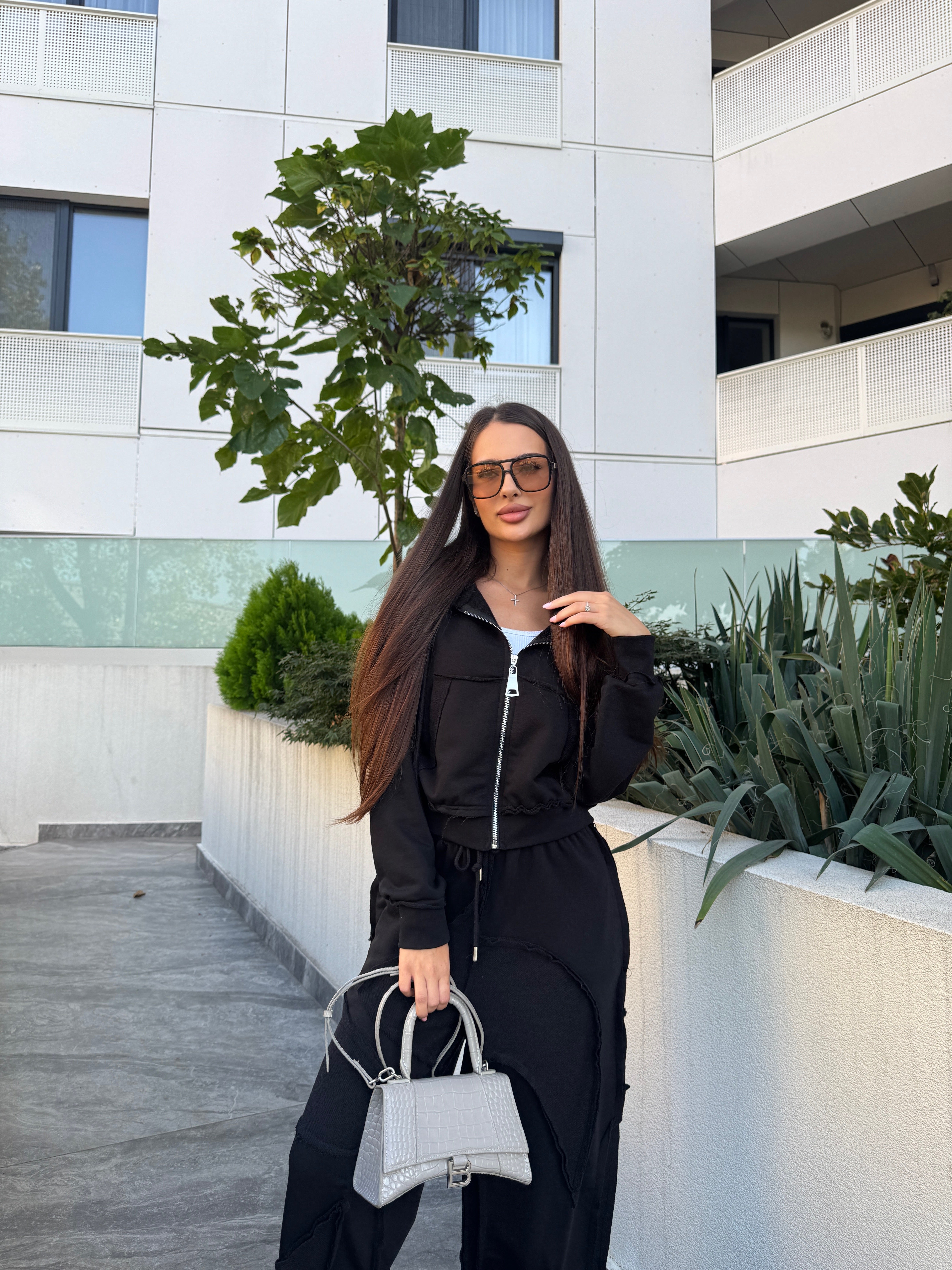 Compleu Nova Negru Doua Piese