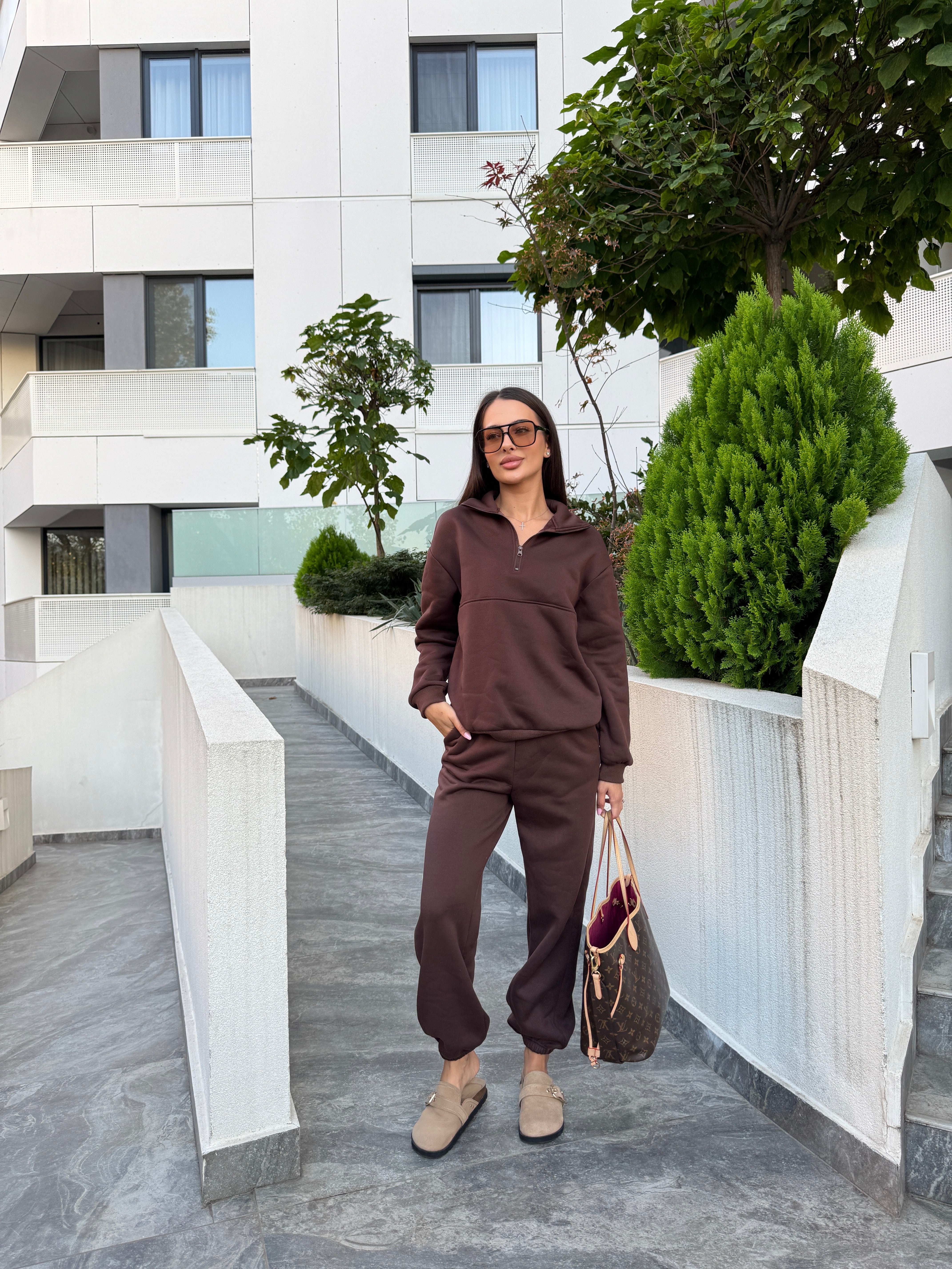 Compleu Lora Maro Doua Piese