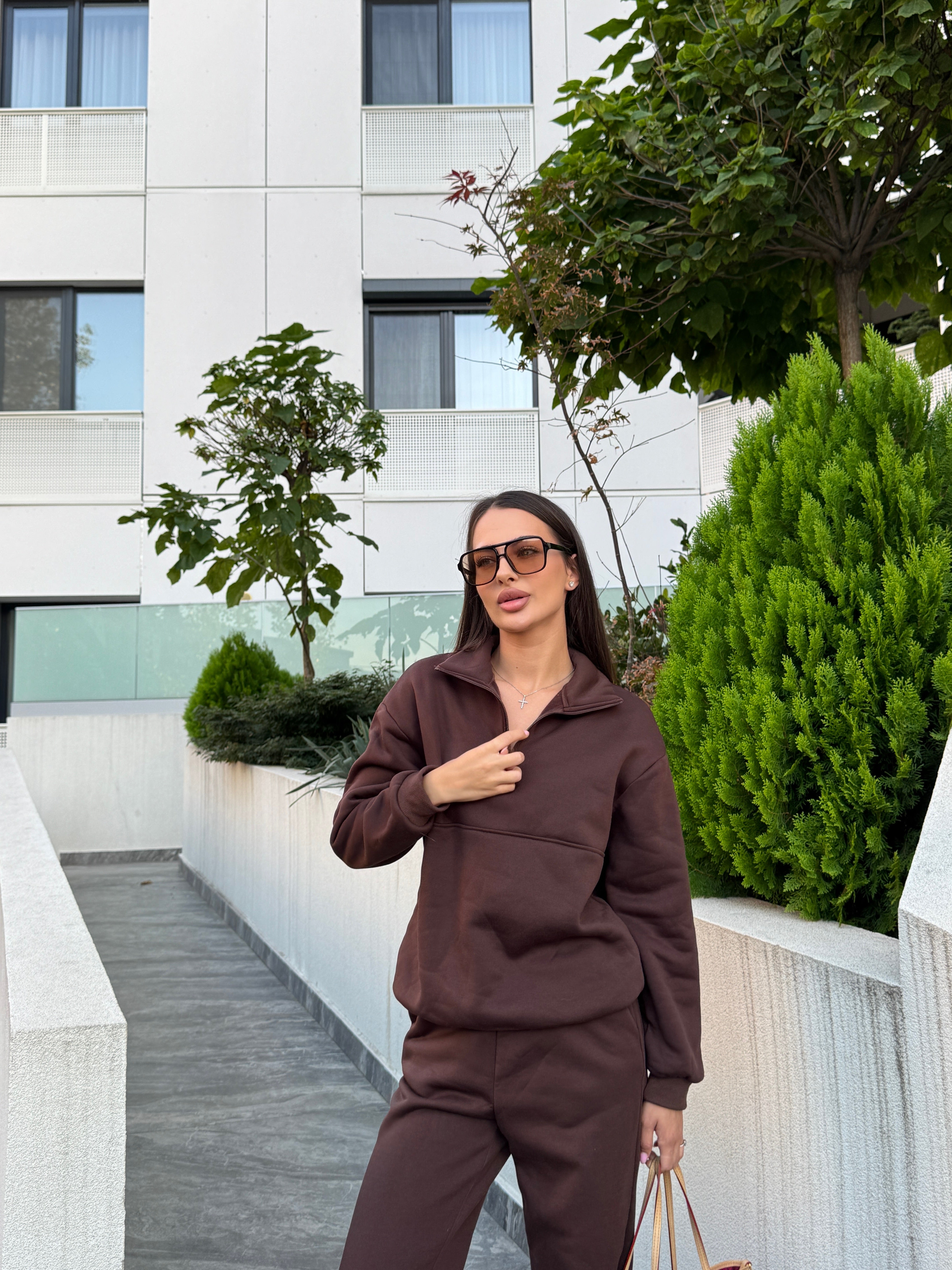 Compleu Lora Maro Doua Piese