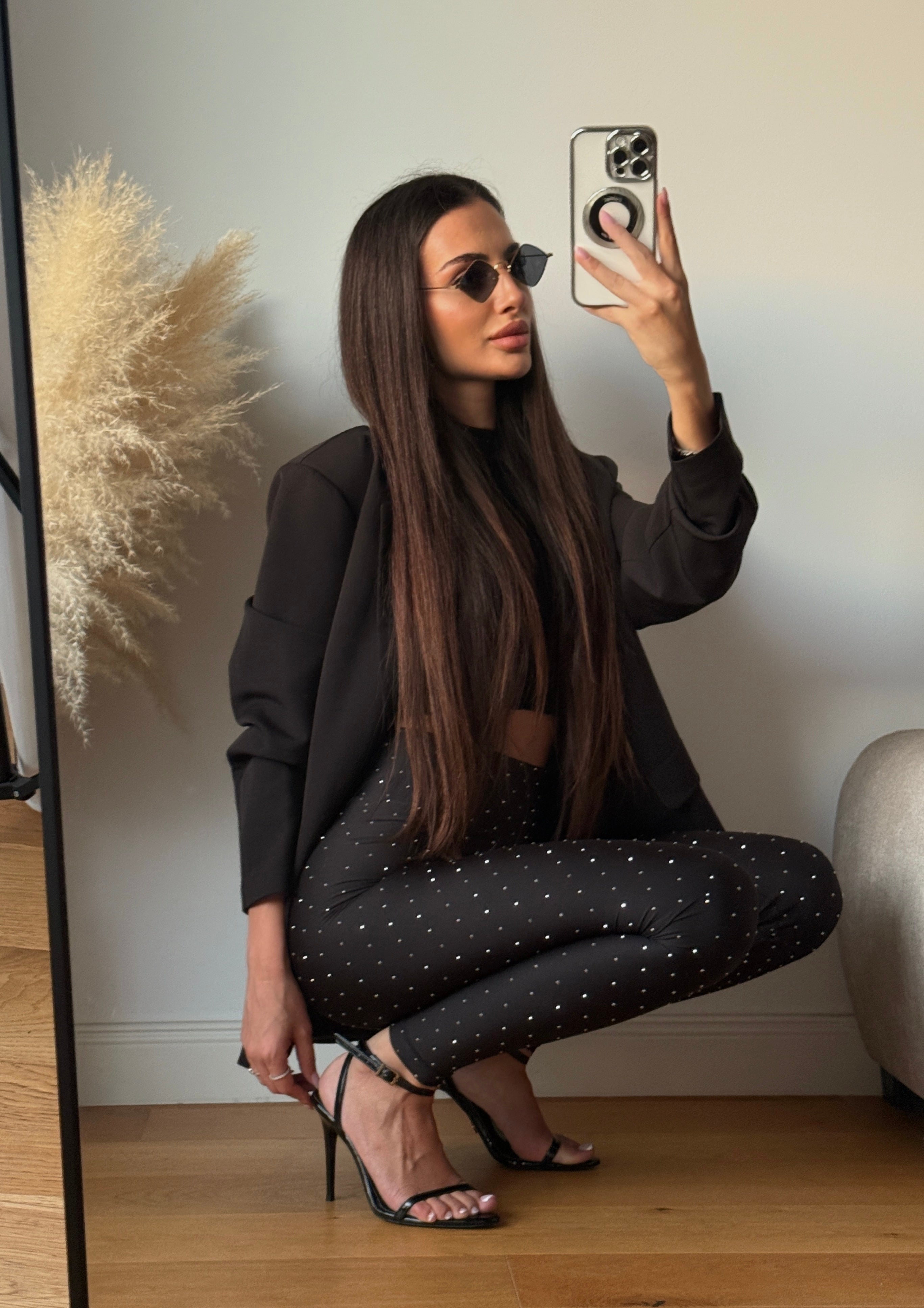 Colanți Luxury Sparkle Black