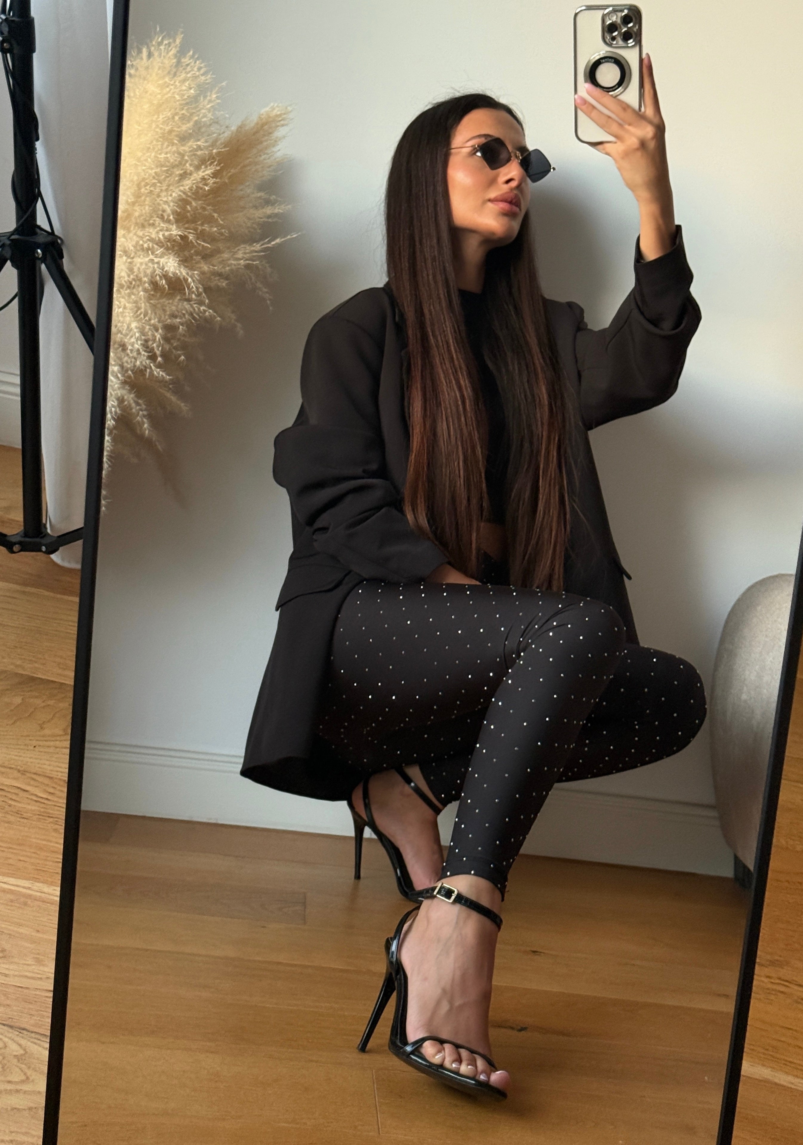 Colanți Luxury Sparkle Black