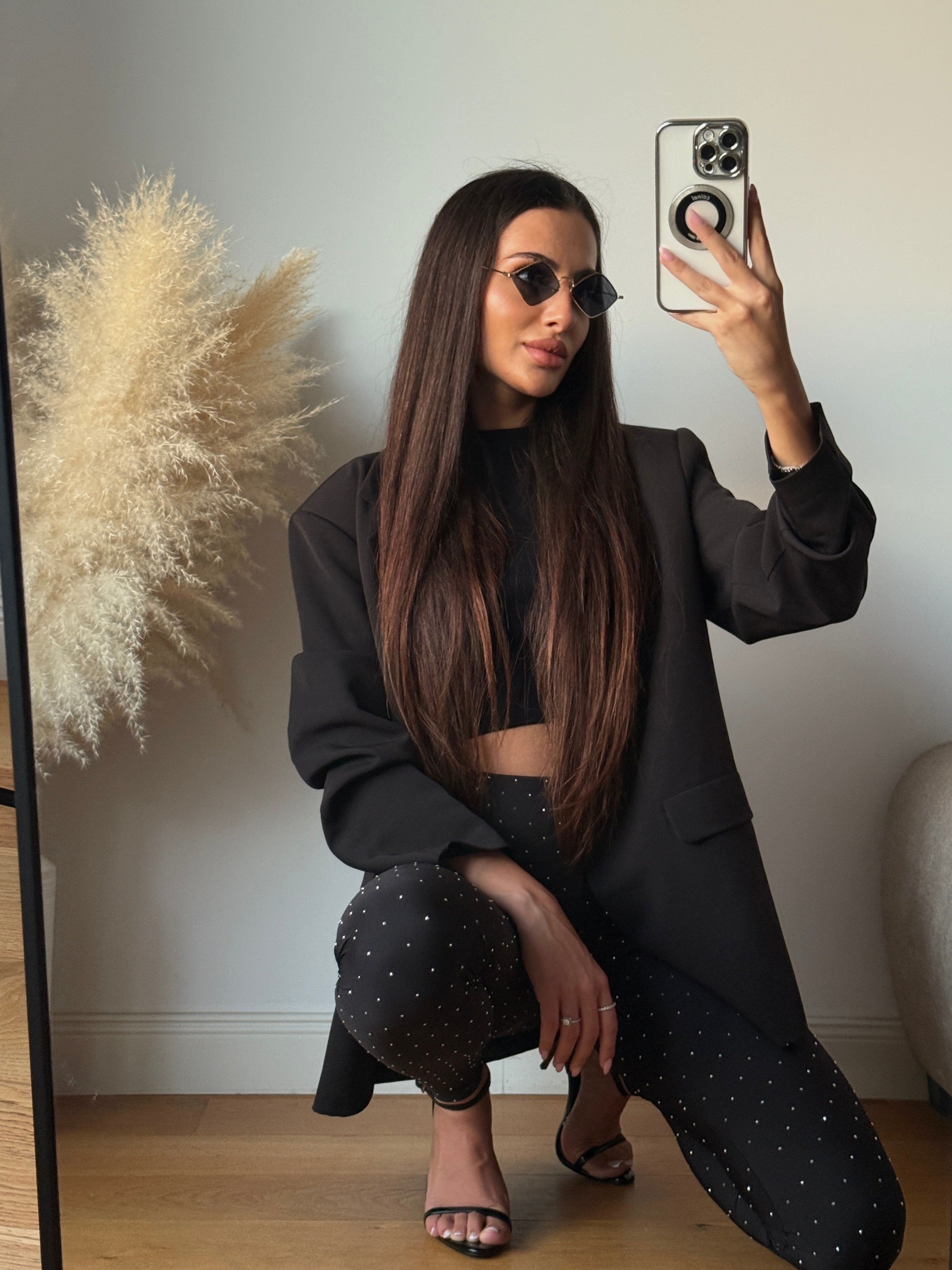 Colanți Luxury Sparkle Black