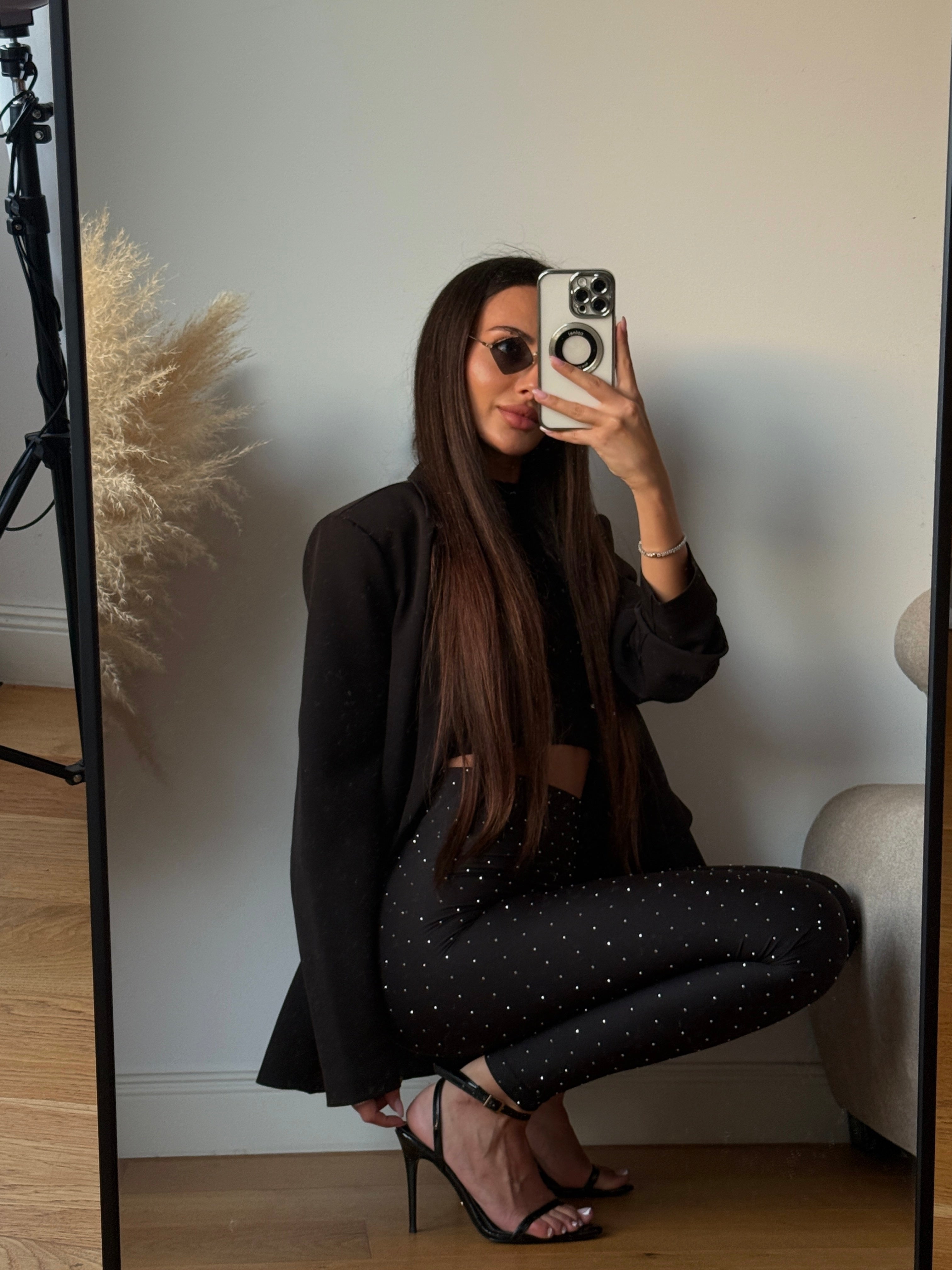 Colanți Luxury Sparkle Black