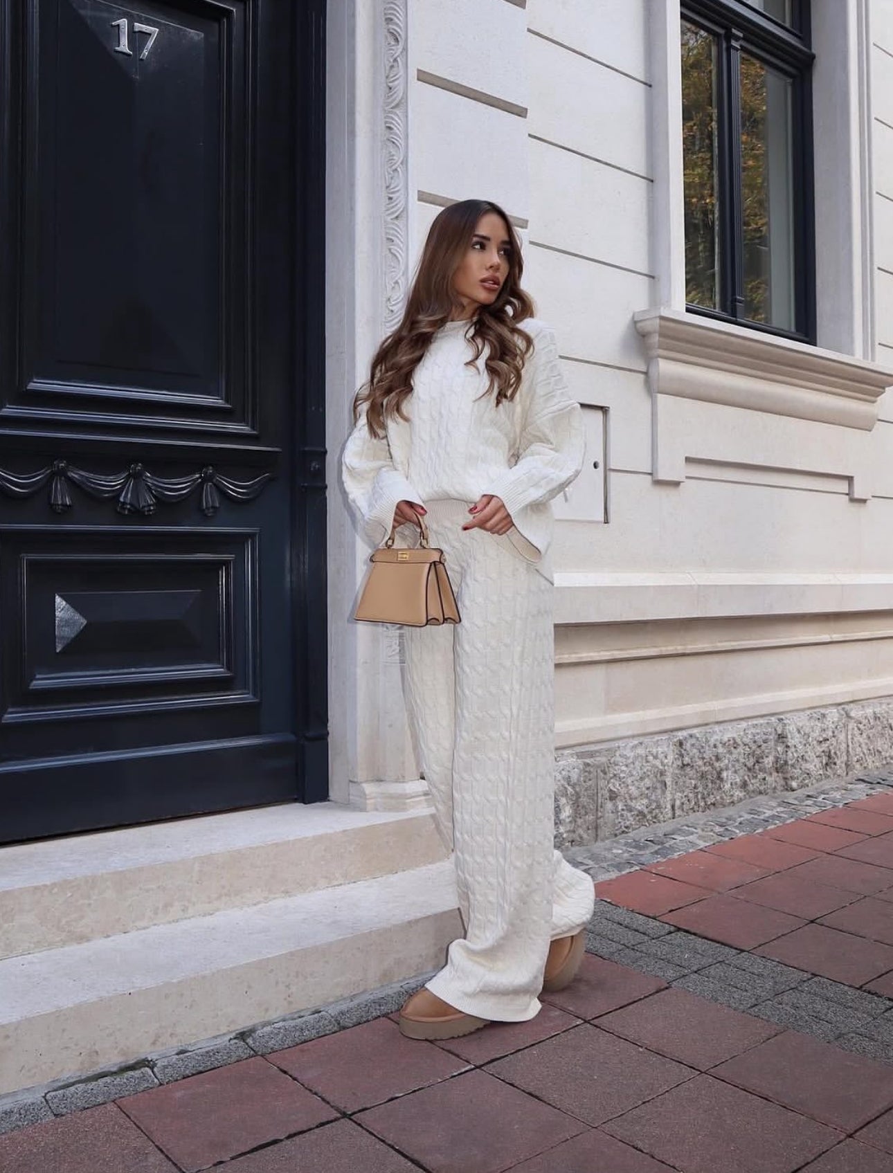 Compleu Cosy Luxe Bej Doua Piese