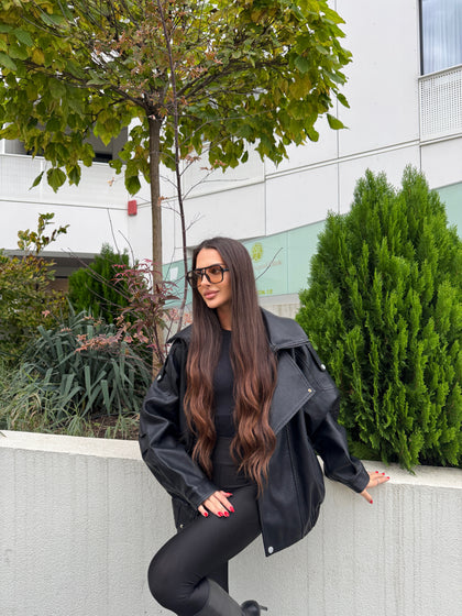 Jacheta Massimo Supradimensiunata Piele Ecologica Premium