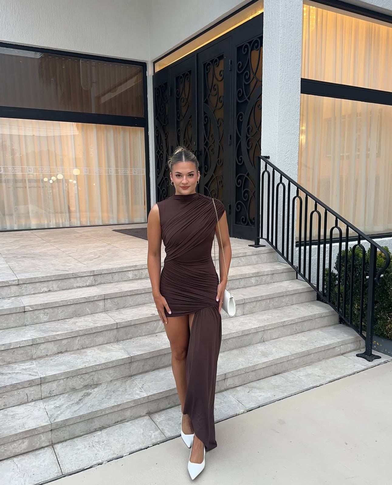 Rochie Mini Gavris Asimetrica Maro