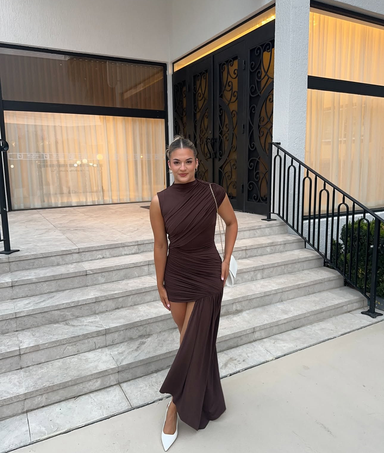 Rochie Mini Gavris Asimetrica Maro