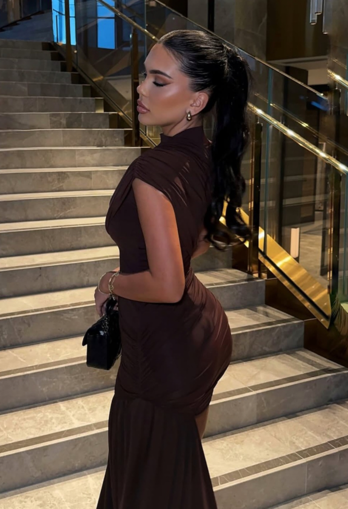 Rochie Mini Gavris Asimetrica Maro