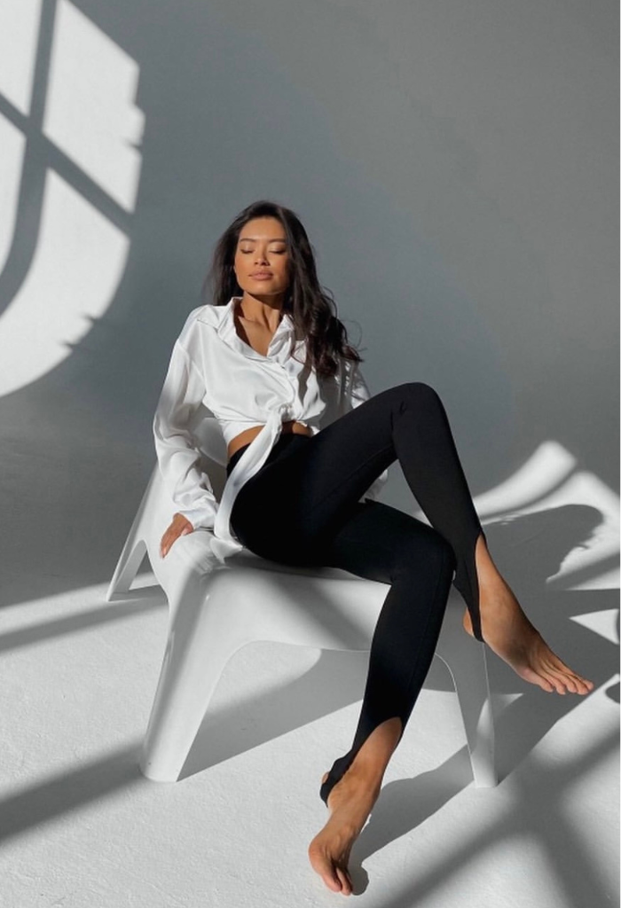 Colanți Modelatori Karina Negrii Model Mat Cu Banda Elastica Sub Talpa