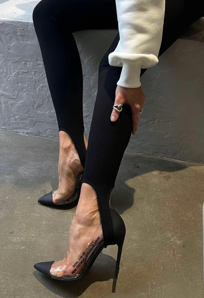 Colanți Modelatori Karina Negrii Model Mat Cu Banda Elastica Sub Talpa